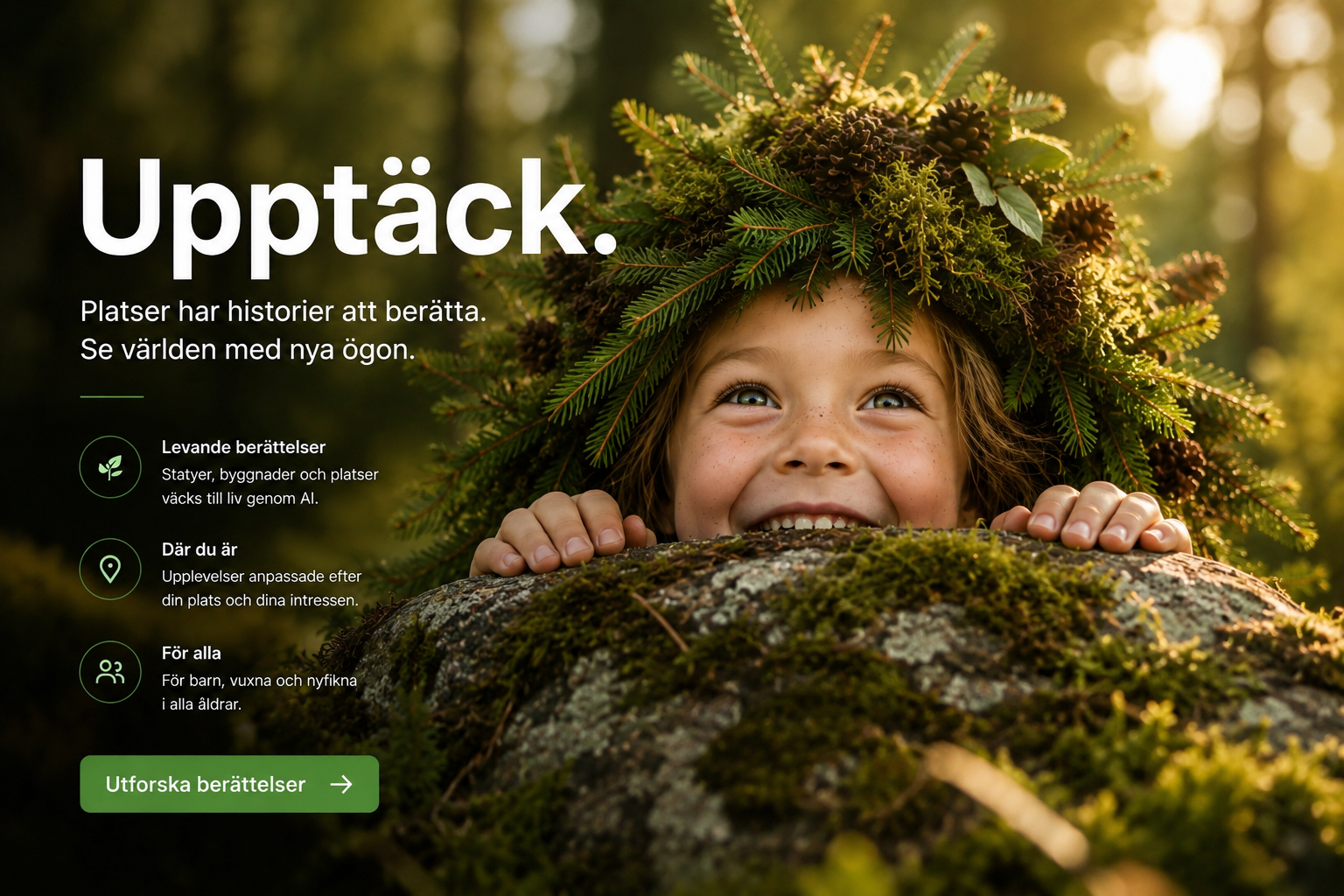 A child exploring nature — the playful spirit behind Spotly